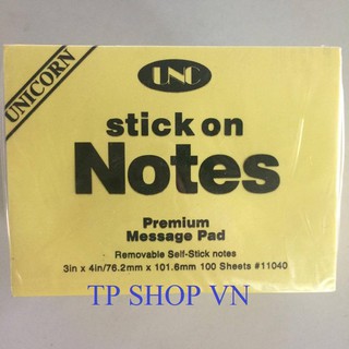 Giấy Note vàng nhiều kích cỡ
