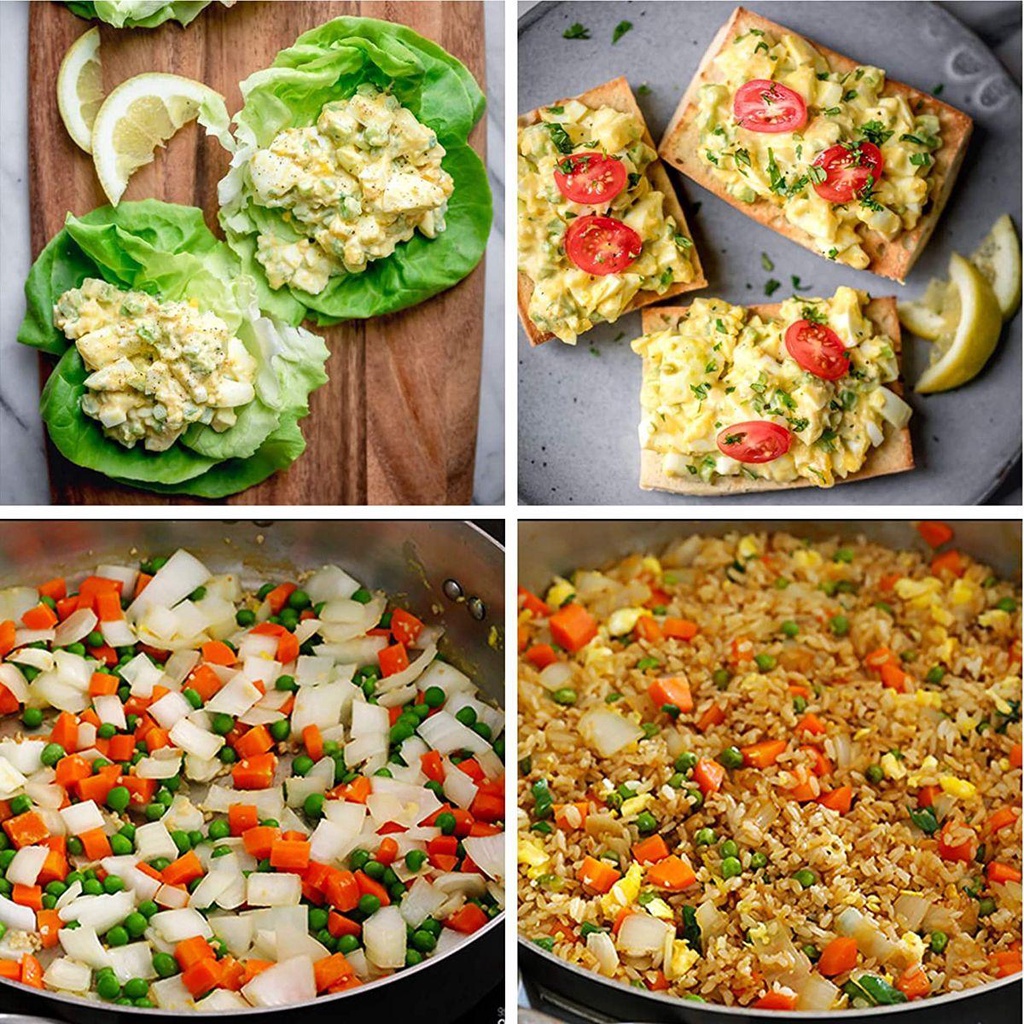 Dụng Cụ Cắt Trứng / Salad Bằng Thép Không Gỉ Đa Năng
