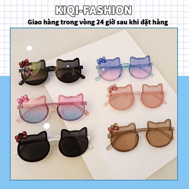 Kính mát chủ đề hoạt hình hello kitty dễ thương cho bé