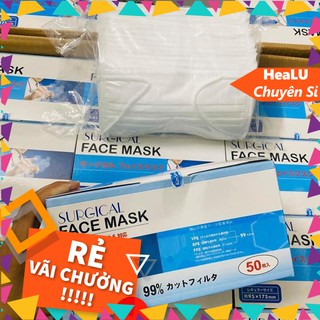 Chuẩn Hàng Xuất Nhật - Độc Quyền Khẩu Trang Y Tế Kim Sora - Sugical Face Mask Màu Trắng Kháng Khuẩn 99%