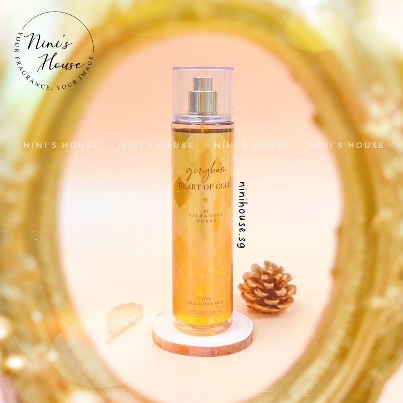 Xịt thơm body mist mùi GINGHAM HEART OF GOLD - Bath and Body Works