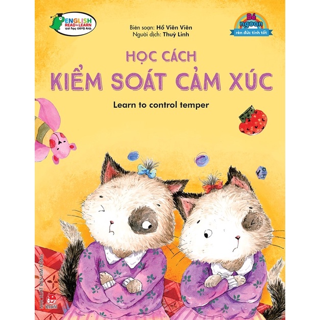 Sách - 10 cuốn song ngữ : Bé Ngoan Rèn Đức Tính Tốt NXB Kim Đồng