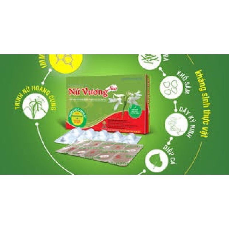 Hỗ trợ điều trị Viêm nhiễm phụ khoa NỮ VƯƠNG New