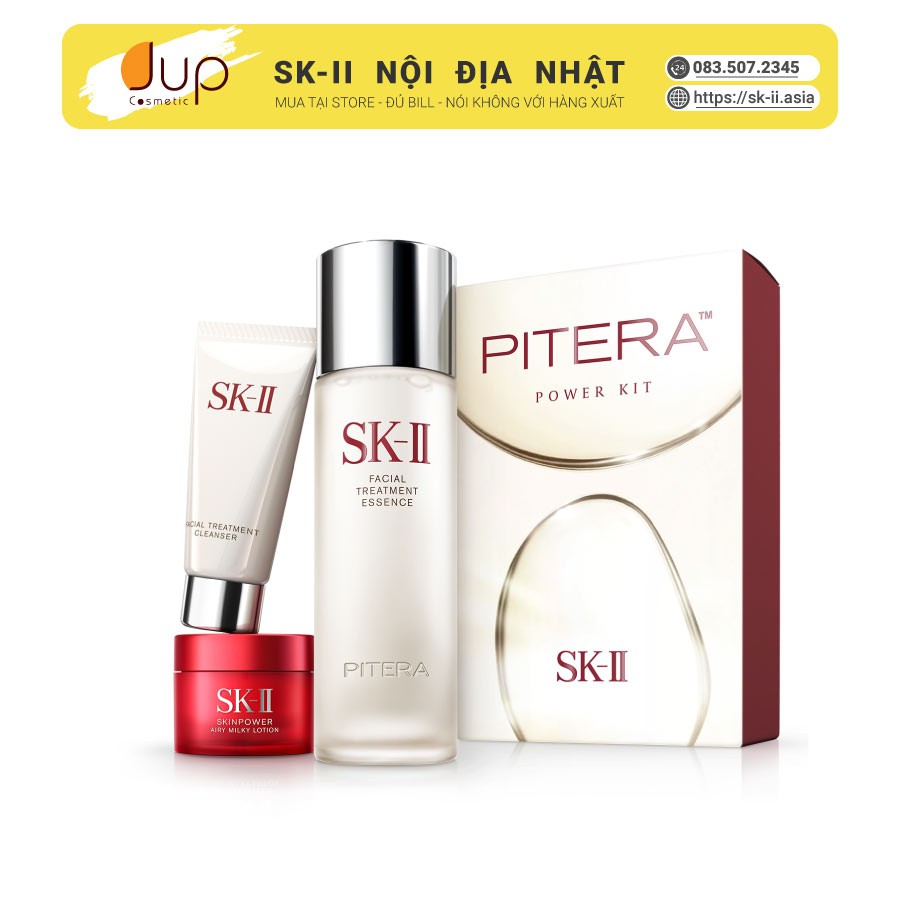 Set SKII 3 món 4 bộ gồm AURA KIT và Power KIT nước thần SK2 75ml