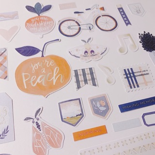 DIE CUT TRANG TRÍ SCRAPBOOK, BULLET JOURNAL - TWILIGHT COLLECTION