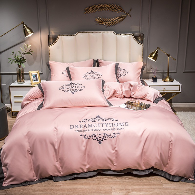 Bộ Lụa Dream hoàng gia cao cấp, bộ ga giường lụa cao cấp đẹp