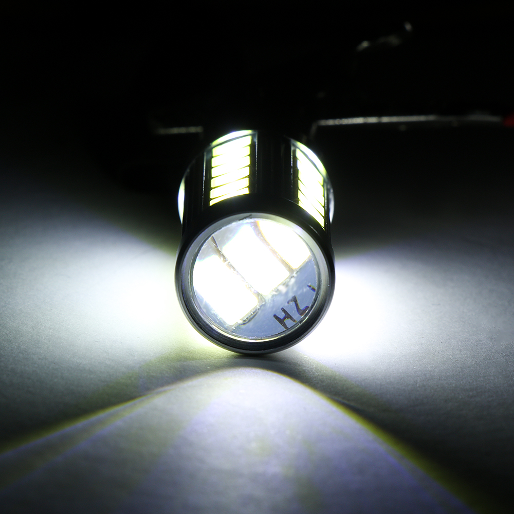 Đèn led 33smd 1156 Bau15S góc chiếu 150° ánh sáng trắng cho xe hơi tiện dụng