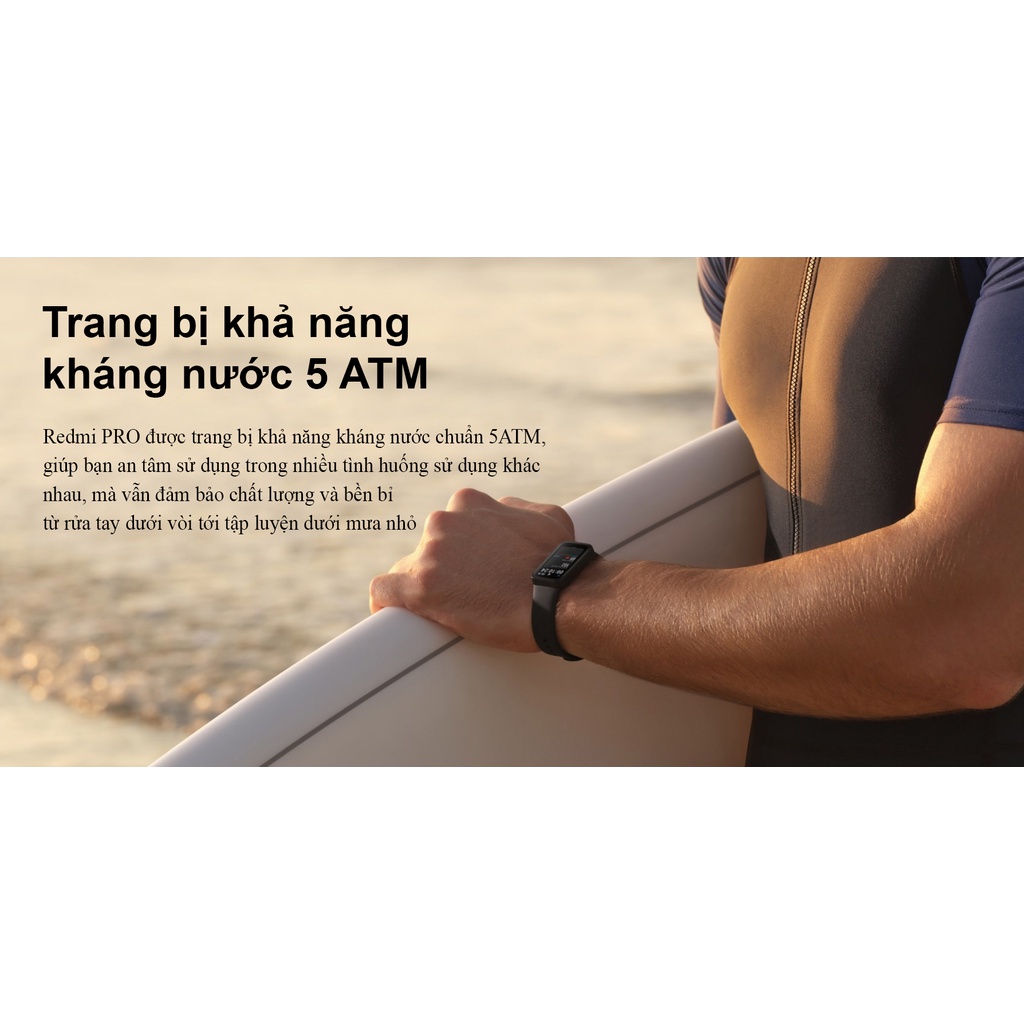 Vòng tay thông minh Xiaomi Redmi Smart Band Pro BHR5501GL M2101B1 Quốc Tế Chính hãng