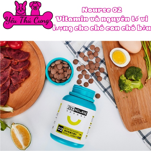 Vitamin Nourse 02 bổ sung sắt và nguyên tố vi lượng, tốt cho chó bầu  - YÊU THÚ CƯNG