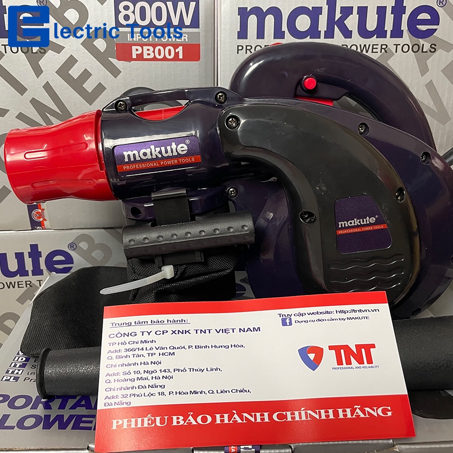 Máy thổi bụi, hút bụi, 6 cấp tốc độ, makute PB001, công suất 800w, electric tools
