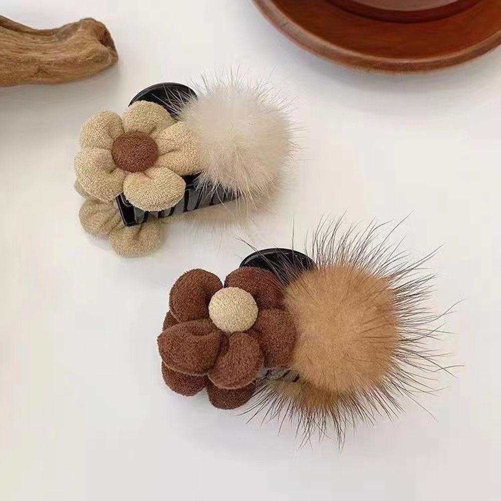 Kẹp Tóc Hoa Bông WMES15H Phong Cách Hàn Quốc Dễ Thương Dành Cho Nữ