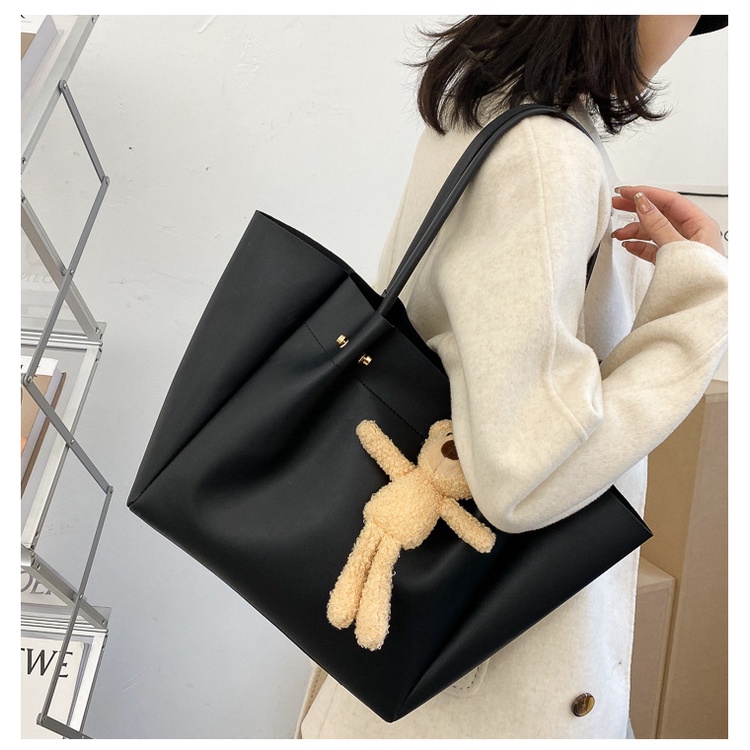 Túi Tote Đeo Vai / Kẹp Nách Cỡ Lớn Phong Cách Retro Thời Trang Mùa Thu 2020 Hàng Mới FT7118