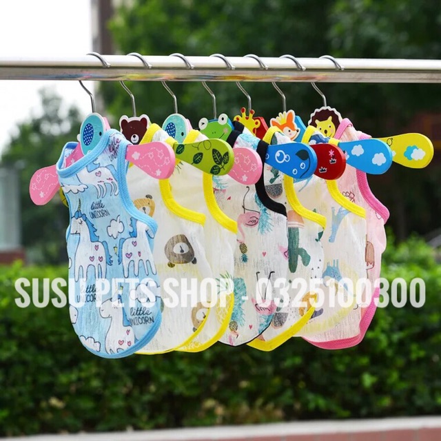 Áo balo lưới mát cho chó mèo