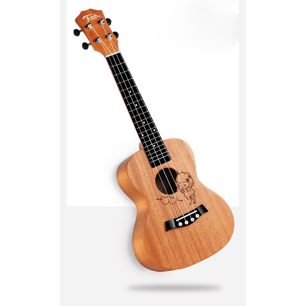 Đàn ukulele gỗ size concert (size 23) tặng kèm phụ kiện