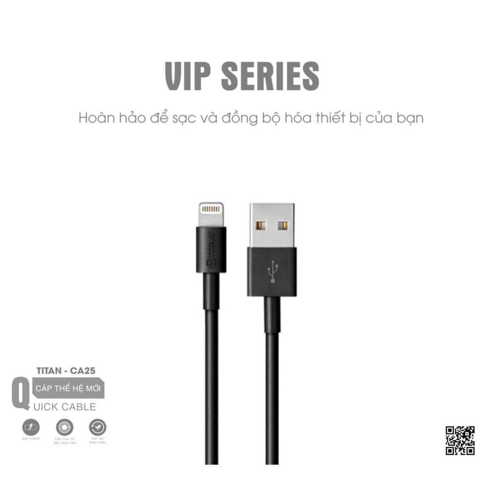 [RẺ VÔ ĐỊCH] Cáp Vip Series TITAN - CA25 (Bảo Hành 12 Tháng)