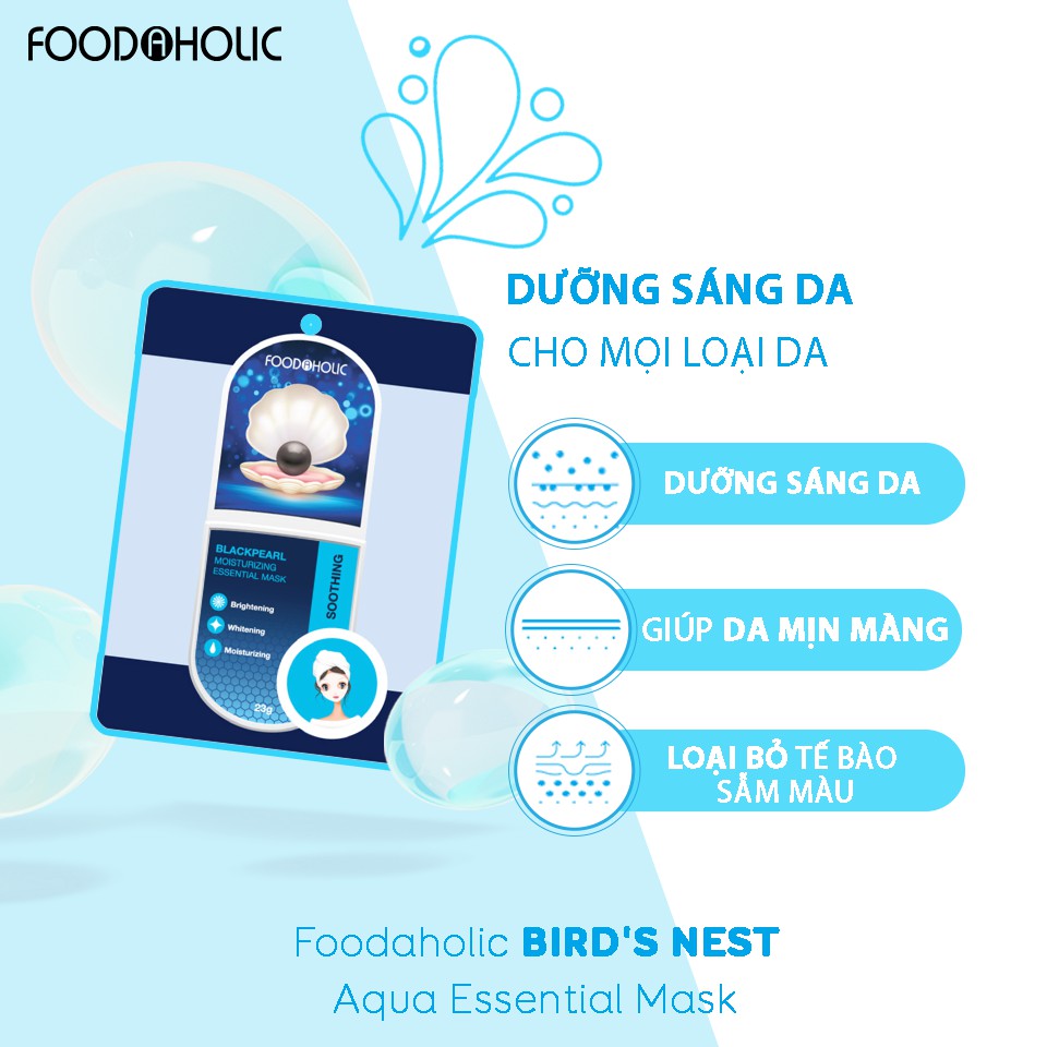 Mặt Nạ Giấy Dưỡng Da Toàn Diện Foodaholic Mask (23g)