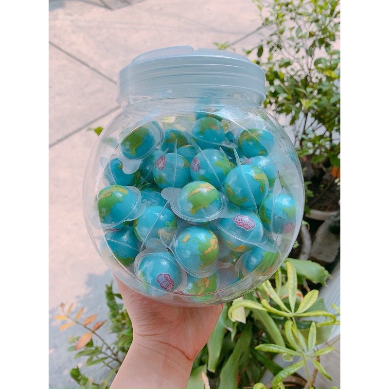 [Mã 267FMCGSALE giảm 8% đơn 500K] Hũ kẹo dẻo con mắt/ địa cầu 50 viên ko nhân | BigBuy360 - bigbuy360.vn