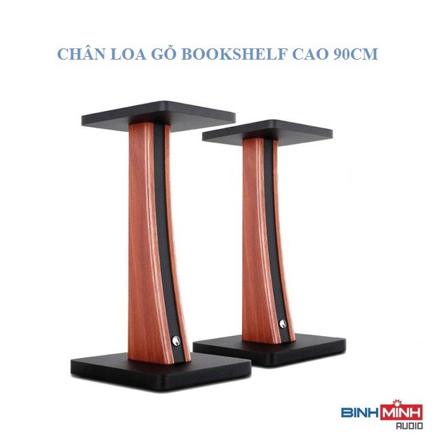 Chân loa bookshelf cao 90cṃ , thân cong, gỗ MDF cao cấp