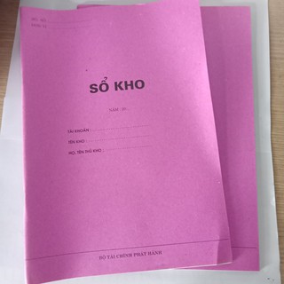 Sổ kho khổ a4 giấy đẹp giá rẻ 50 tờ