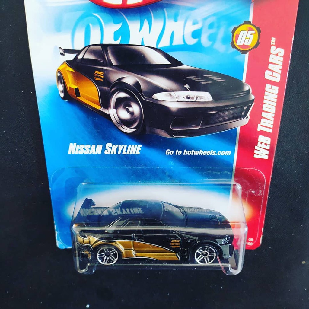 Hot Wheels Mô Hình Xe Hơi Nissan Skyline Web Trading Cars Rare Akta (max.1)