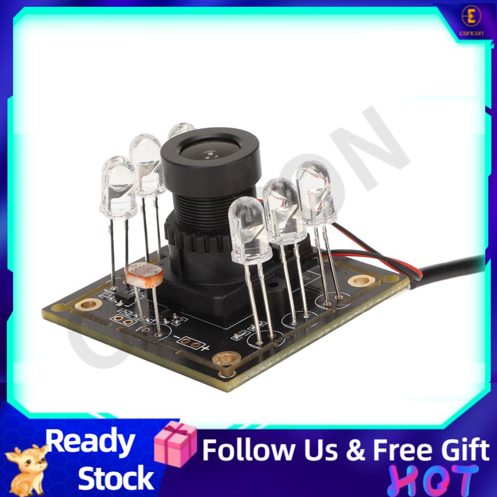 Concon USB Camera Module 2MP Day Night Vision Auto IR CUT Filter Board with LEDs for Windows Android PC Laptop
