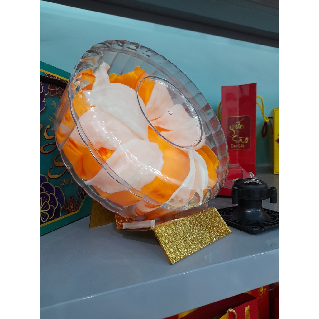 [MẪU MỚI ĐẸP] Hộp Tròn Khía/ Hộp Đài Loan Kim cương Đựng Yến 100g