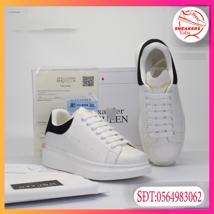 💥FREE SHIP-HÀNG QUẢNG CHÂU💥Giày thể thao sneaker MCQ gót nhung đen full box -Yabi