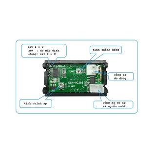 Mạch đo điện áp, dòng điện 100VDC-10A