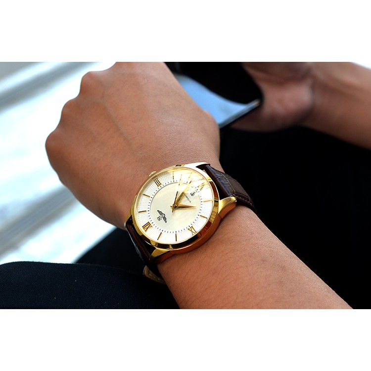 Đồng hồ nam SRWATCH SG8884.4602AT ( máy cơ ) mặt Kính cong Sapphire , chống trầy , chống nước