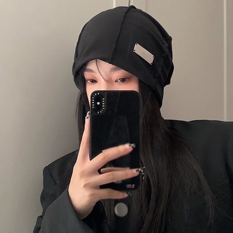 Mũ Tai Bèo Dệt Kim Màu Sắc Đơn Giản Phong Cách Hàn Quốc