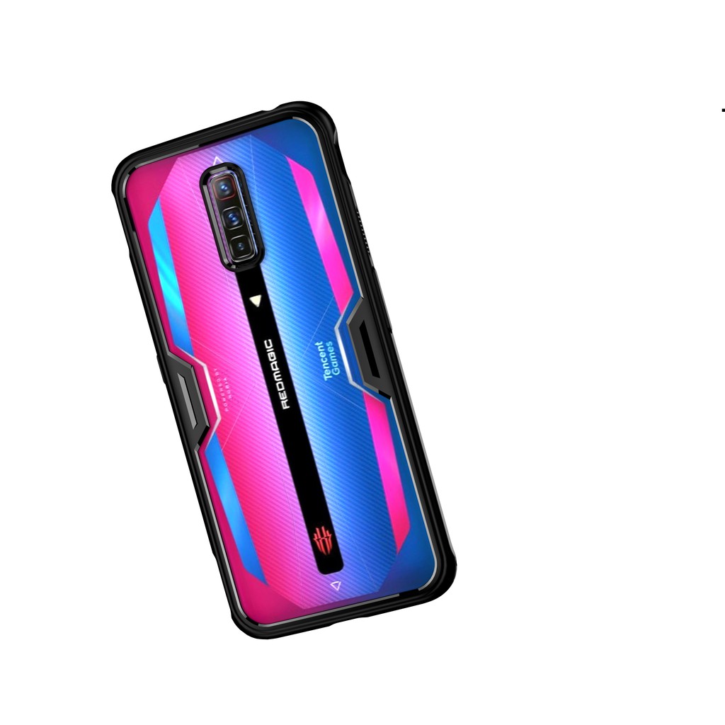 Ốp lưng Red Magic 6 / 6 Pro / 6s Pro dùng chung chống sốc thể thao lưng trong viền màu cao cấp