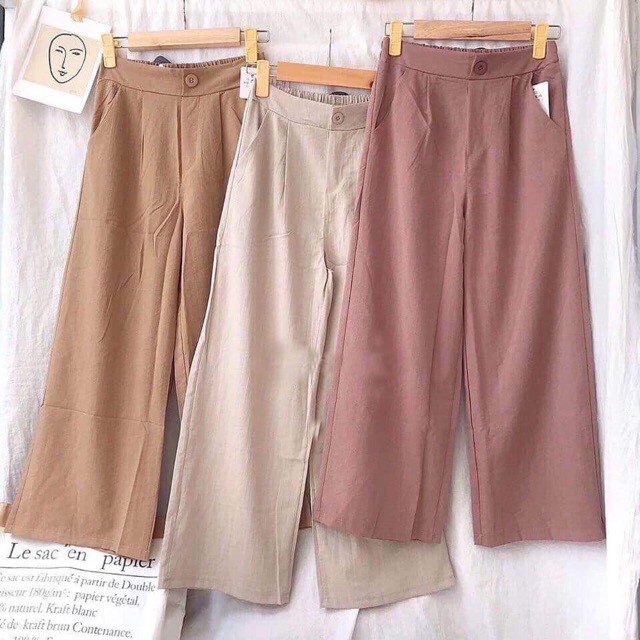 Quần Sớ Đũi Dáng Lỡ Mã 919_Xưởng May Quang Anh