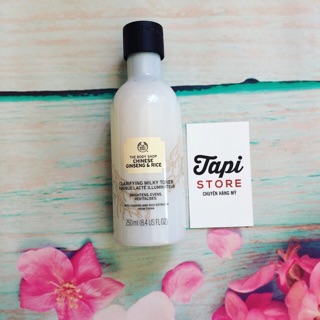 Toner gạo sâm The Body Shop Chinese Ginseng & Rice Clarifying Milky Toner