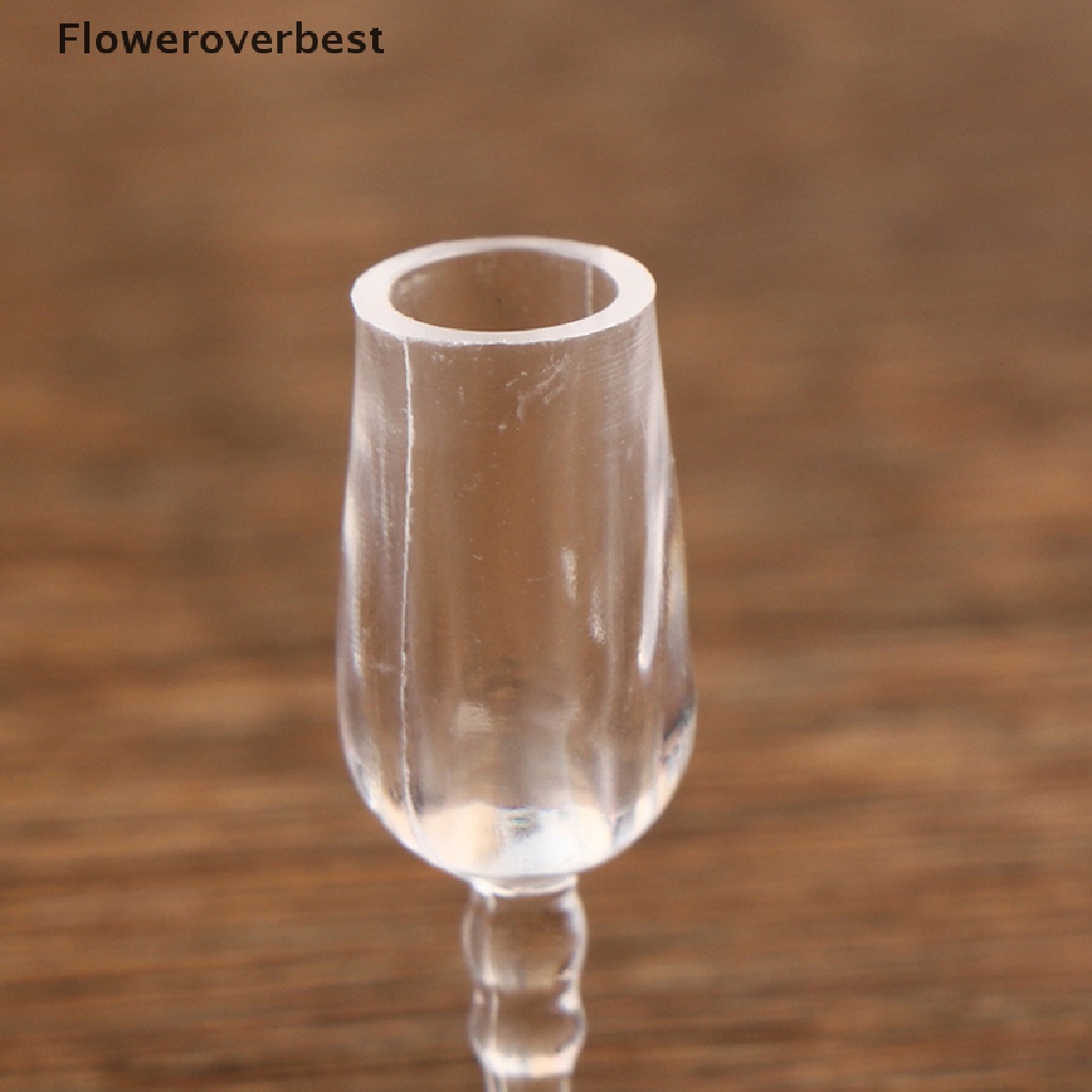 Set 6 Ly Thủy Tinh Uống Rượu Vang Cho Nhà Búp Bê