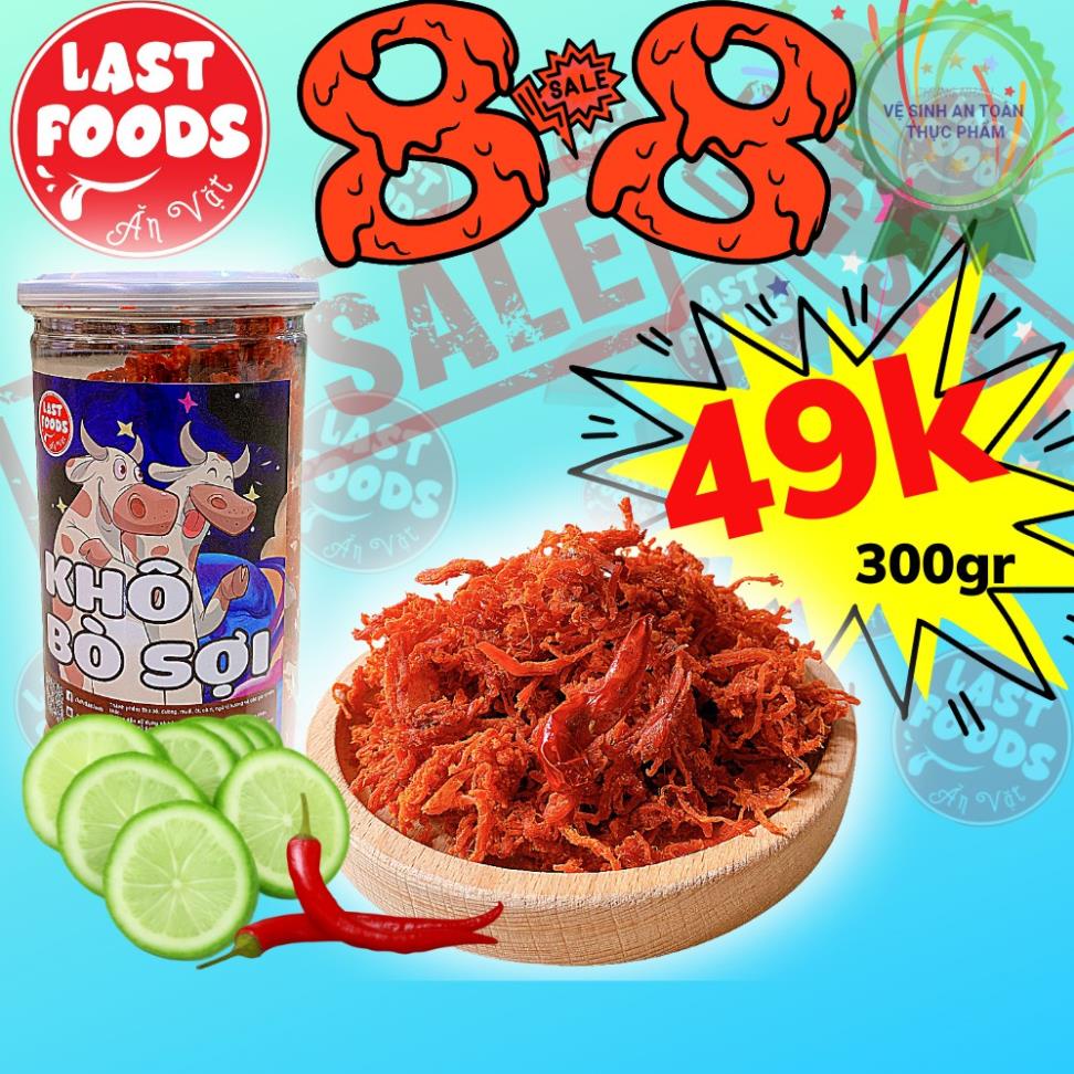 [GIẢM 5%] Bò khô sợi hũ PET 300g  [LYLYFOOD] | BigBuy360 - bigbuy360.vn