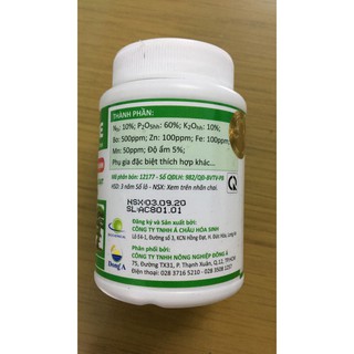 Phân bón lá Siêu lân AC 10-60-10+TE lọ 100gr