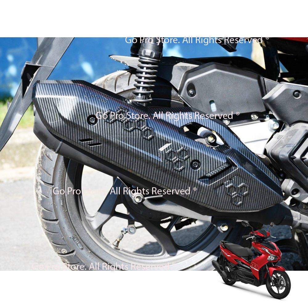 Ốp Hông Pô AIR BLADE 2023 Nhựa Xi