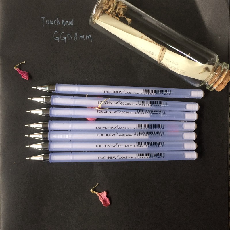 Bút mực nước màu trắng ngòi 0.8mm dành cho viết vẽ và đánh dấu đa năng tiện dụng