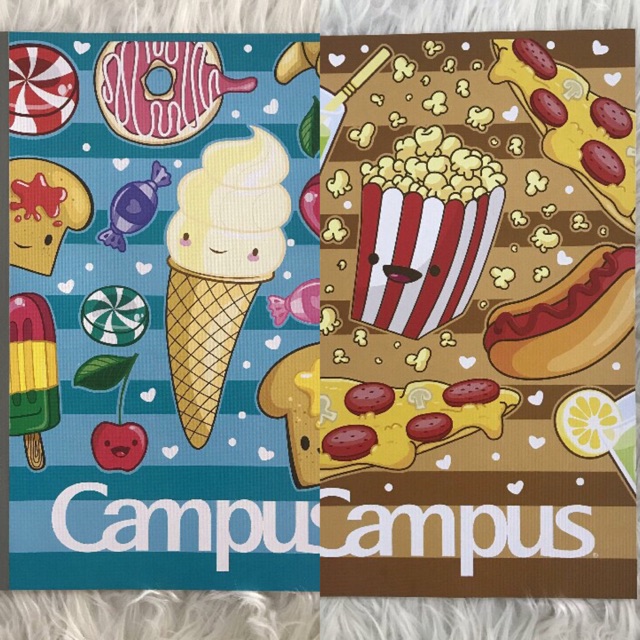 Vở Campus Food 80 trang ( kẻ ngang)