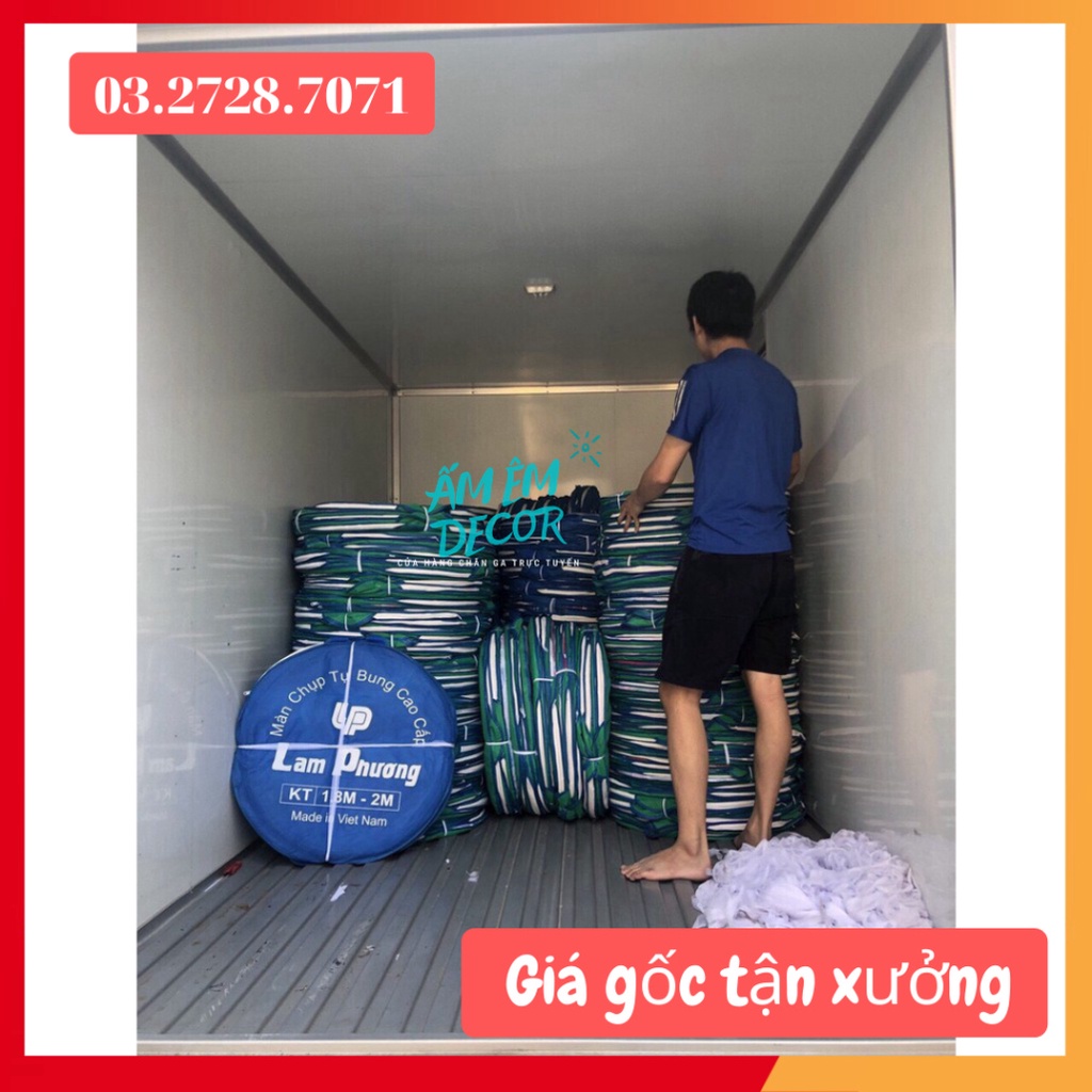 [MÀN QUỐC DÂN] Màn Chụp Bung khung thép cửa rộng 1m6;1m8;2m Bảo hành 1 tháng - Màn chụp tự bung Ấm Êm Decor