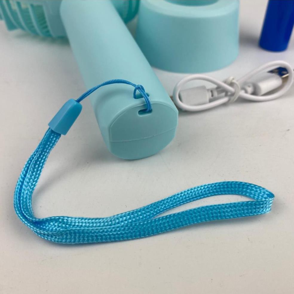 [Hàng Chính Hãng]_Quạt Cầm Tay Gutek Minifan 3 Tốc Độ Gió Với Pin Sạc Tích Điện , Tặng Kèm Dây Đeo Và Chân Để Bàn | BigBuy360 - bigbuy360.vn