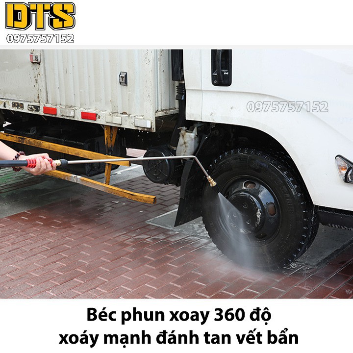 Béc xịt rửa cao áp xoáy Turbo 360 độ cho máy rửa xe áp lực cao