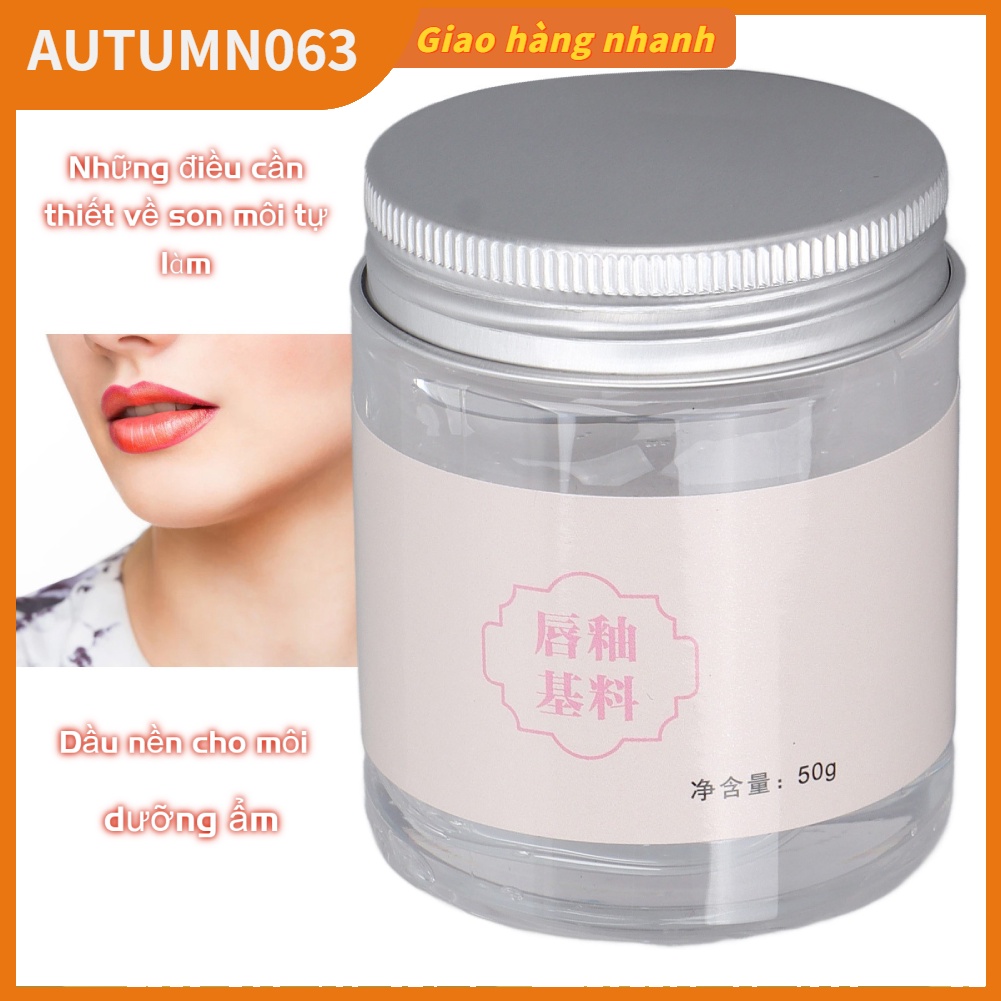 Cơ sở bóng môi Gel dưỡng ẩm chuyên nghiệp Nguyên liệu mỹ phẩm dầu cho DIY Balm 50g Autumn063