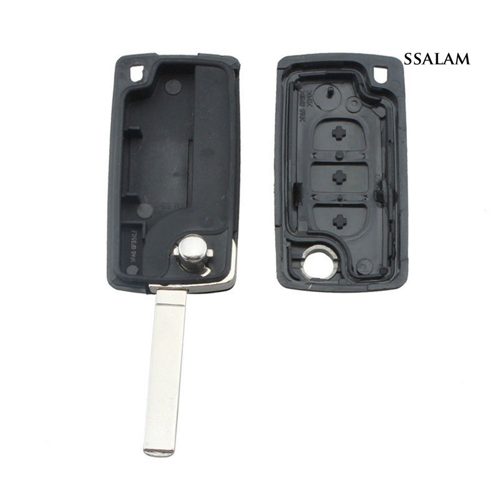 Vỏ Chìa Khóa Điều Khiển Từ Xa Cho Xe Citroen C2 C3 C4 C5 C6 C8 3