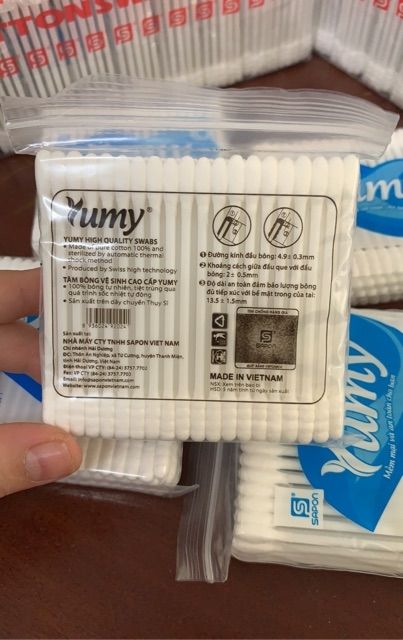 Tăm bông yumy 100 que