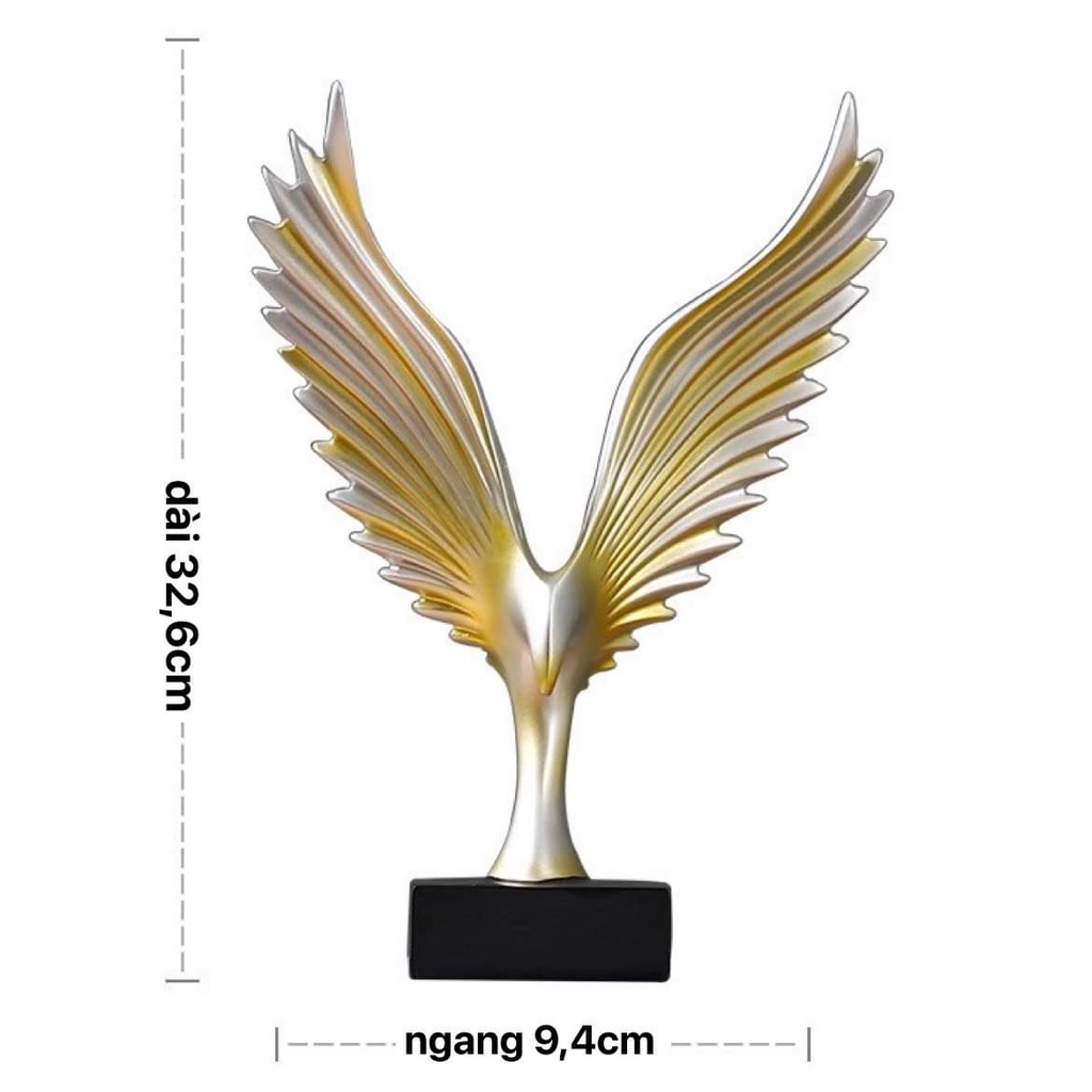 Tượng Sải Cánh Đại Bàng Trang Trí Nhà Cửa , 33cm , 42cm , Qùa Lưu Niệm ý Nghĩa