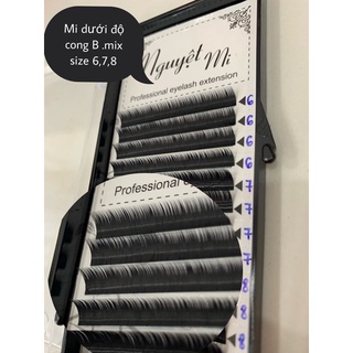 Mi dưới cong i, j mix 5 —>7mm