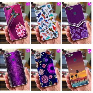 Ốp lưng Oppo A7 (dẻo viền trắng trong) - Hoa Cỏ Mùa Xuân