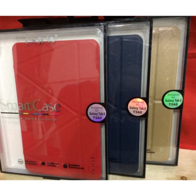 Bao da Onjess Samsung Galaxy Tab E 9.6 T560/ T561 gập tam giác lưng silicon ( Chính hãng )