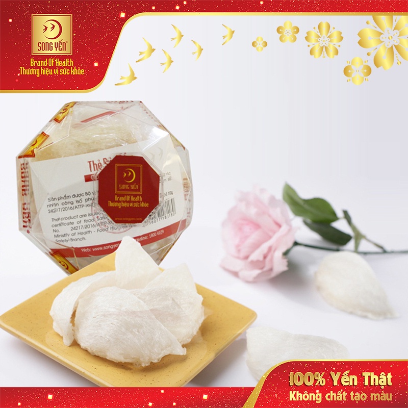 Tổ Yến Tinh Chế Song Yến Hộp 10gr